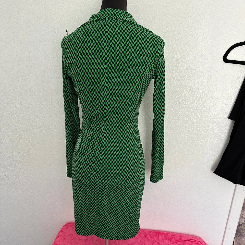 Michael Kors button up Rusched dress